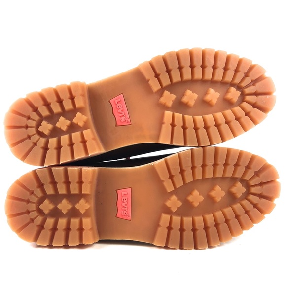 Levis Harrison LE Brown Mens Leather Boots - Picture 7 of 8